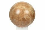 Polished Peach Moonstone Sphere - Madagascar #252026-1